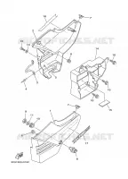 COUVERCLE LATERAL pour Yamaha YBR 2005