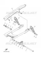 BRAS OSCILLANT / AMORTISSEUR pour Yamaha YBR 2005