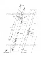 FOURCHE pour Yamaha YBR 2005