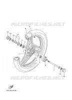 ROUE AVANT pour Yamaha YBR 2005