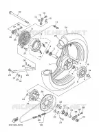 ROUE ARRIERE pour Yamaha YBR 2005