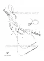 GUIDON ET CABLES pour Yamaha YBR 2005