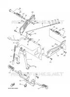 BEQUILLE / REPOSE PIEDS pour Yamaha YBR 2005
