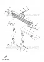 RADIATEUR D'HUILE / ECHANGEUR pour Yamaha YBR 2007