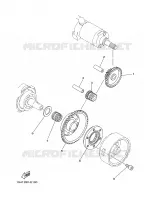 EMBRAYAGE DE DEMARREUR pour Yamaha YBR 2007