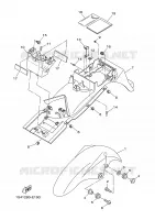 GARDE BOUE pour Yamaha YBR 2007