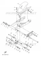 BRAS ARRIERE pour Yamaha YBR 2007