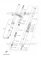 FOURCHE pour Yamaha YBR 2007