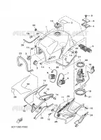 RESERVOIR A ESSENCE pour Yamaha YBR 2007