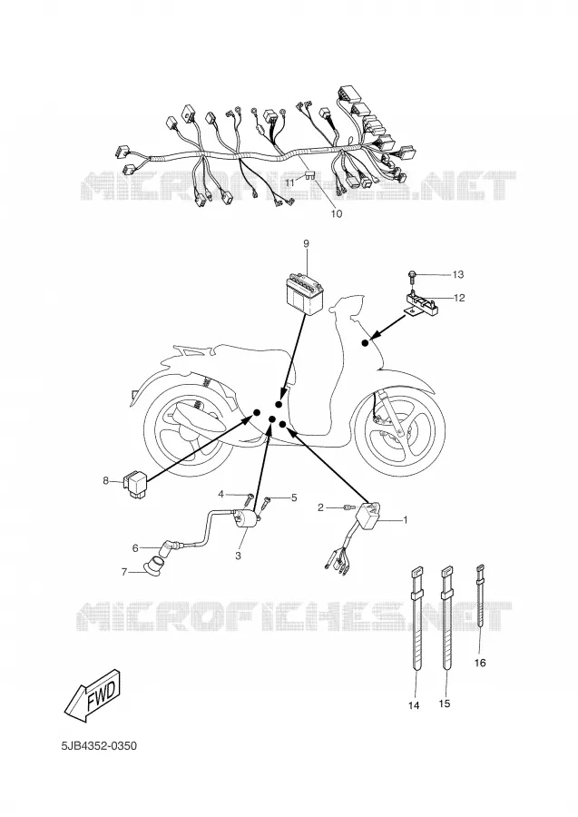 ELECTRIQUE 2 Yamaha SCOOTER 50 2001 FLIPPER  YH50