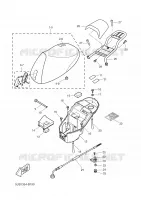 SELLE / PORTE BAGAGES pour Yamaha WHY 2003