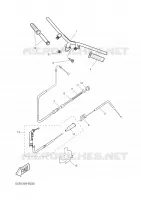 GUIDON ET CABLES pour Yamaha WHY 2003