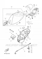 SELLE / PORTE BAGAGES pour Yamaha WHY 2002