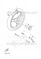 ROUE ARRIERE pour Yamaha WHY 2002