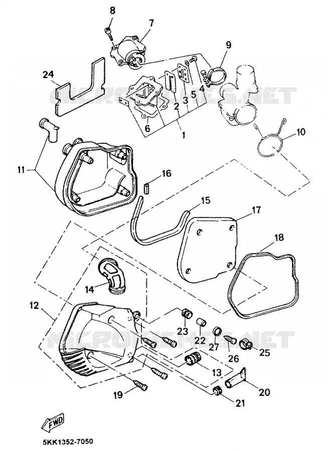ADMISSION Yamaha SCOOTER 100 1999 YN  YN100