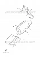 GARDE BOUE pour Yamaha NEO'S 2004