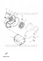 TURBINE / CARTERS DE REFROIDISSEMENT pour Yamaha NEO'S 2008