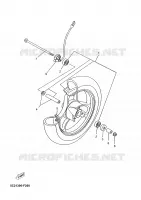 ROUE AVANT pour Yamaha NEO'S 2008