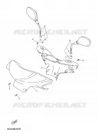 CARENAGES 1  pour Yamaha NEO'S 2008