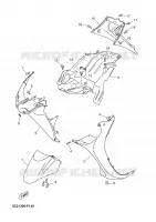 GARDE BOUE pour Yamaha NEO'S 2008