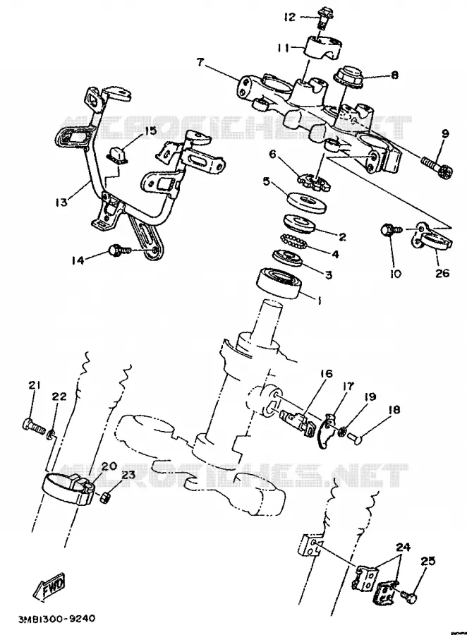 DIRECTION Yamaha MOTO 125 1998 DTR  DT125R