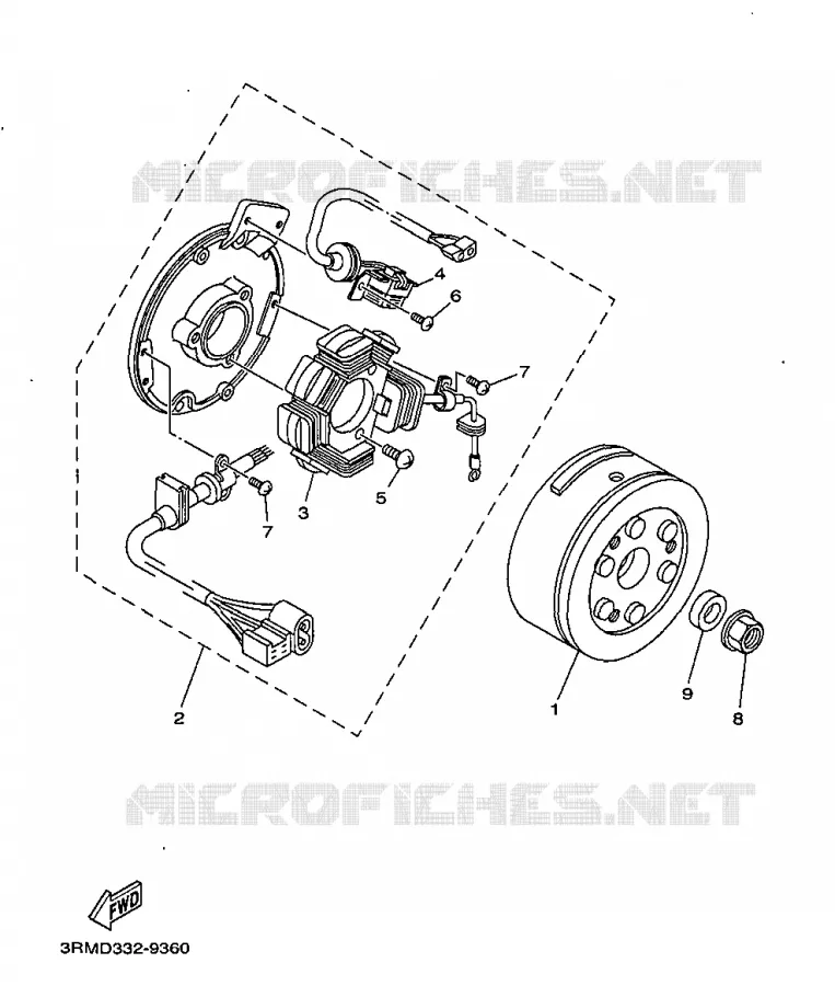 ALLUMAGE Yamaha MOTO 125 1999 DTR  DT125R