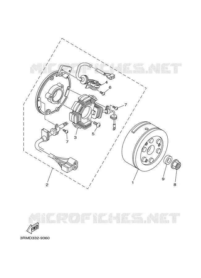 ALLUMAGE Yamaha MOTO 125 2002 DTR  DT125R