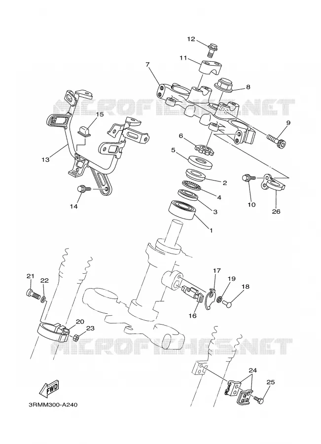 DIRECTION Yamaha MOTO 125 2002 DTR  DT125R