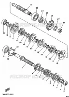 TRANSMISSION pour Yamaha DTRE 1998