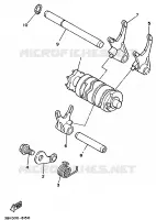 BARILLET DE SELECTION / FOURCHETTES pour Yamaha DTRE 1998