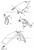 GARDE BOUE pour Yamaha DTRE 1998