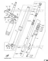 FOURCHE pour Yamaha DTRE 1998