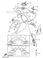 RESERVOIR A ESSENCE pour Yamaha DTRE 1998