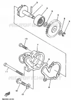 POMPE A EAU pour Yamaha DTRE 1998