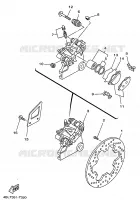 ETRIER DE FREIN ARRIERE pour Yamaha DTRE 1998