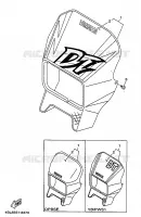 CARENAGES 1  pour Yamaha DTRE 1998