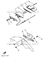 FEU ARRIERE pour Yamaha DTRE 1998
