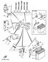 PARTIE ELECTRIQUE 1 pour Yamaha DTRE 1998