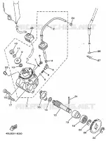 POMPE A HUILE pour Yamaha DTRE 1998