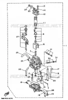 CARBURATEUR pour Yamaha DTRE 1998