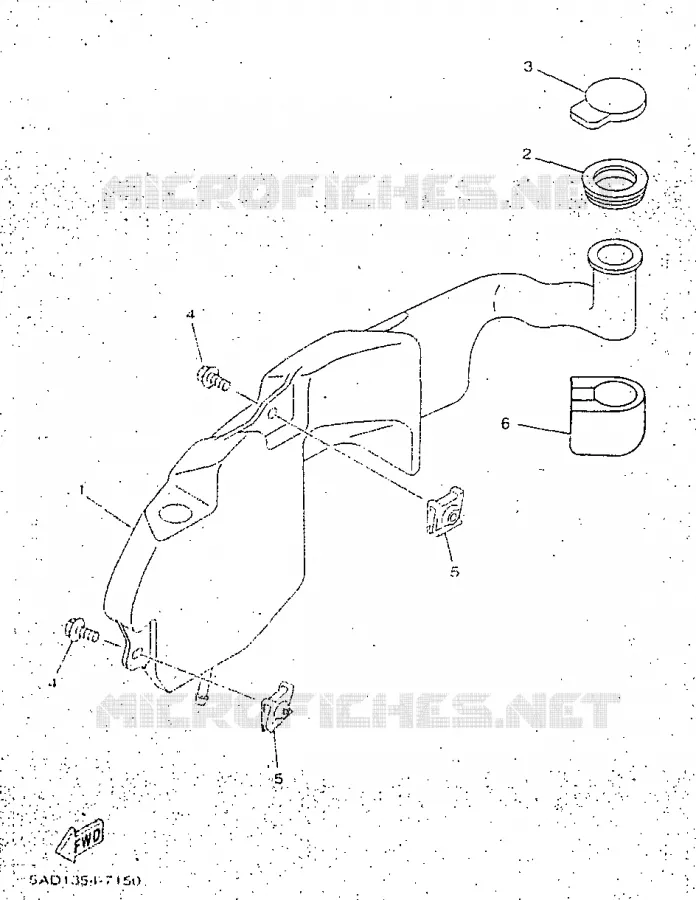 RESERVOIR D'HUILE Yamaha SCOOTER 50 1998 NEOS  YN50R