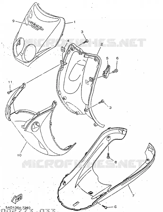 PROTEGE JAMBES Yamaha SCOOTER 50 1998 NEOS  YN50R