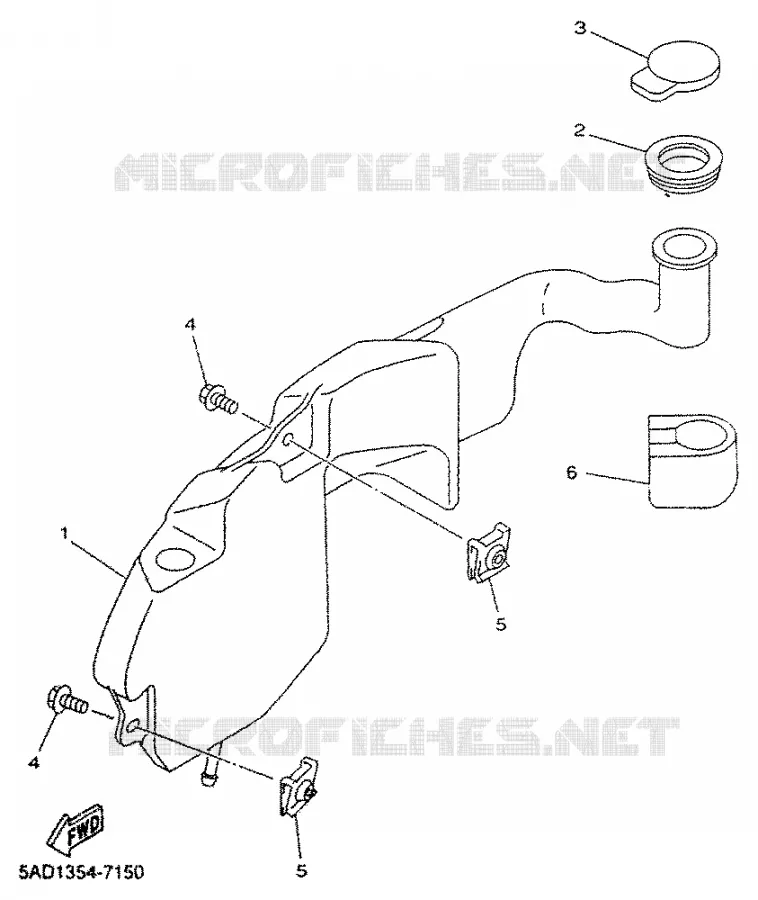 RESERVOIR A ESSENCE Yamaha SCOOTER 50 2000 NEOS  YN50R