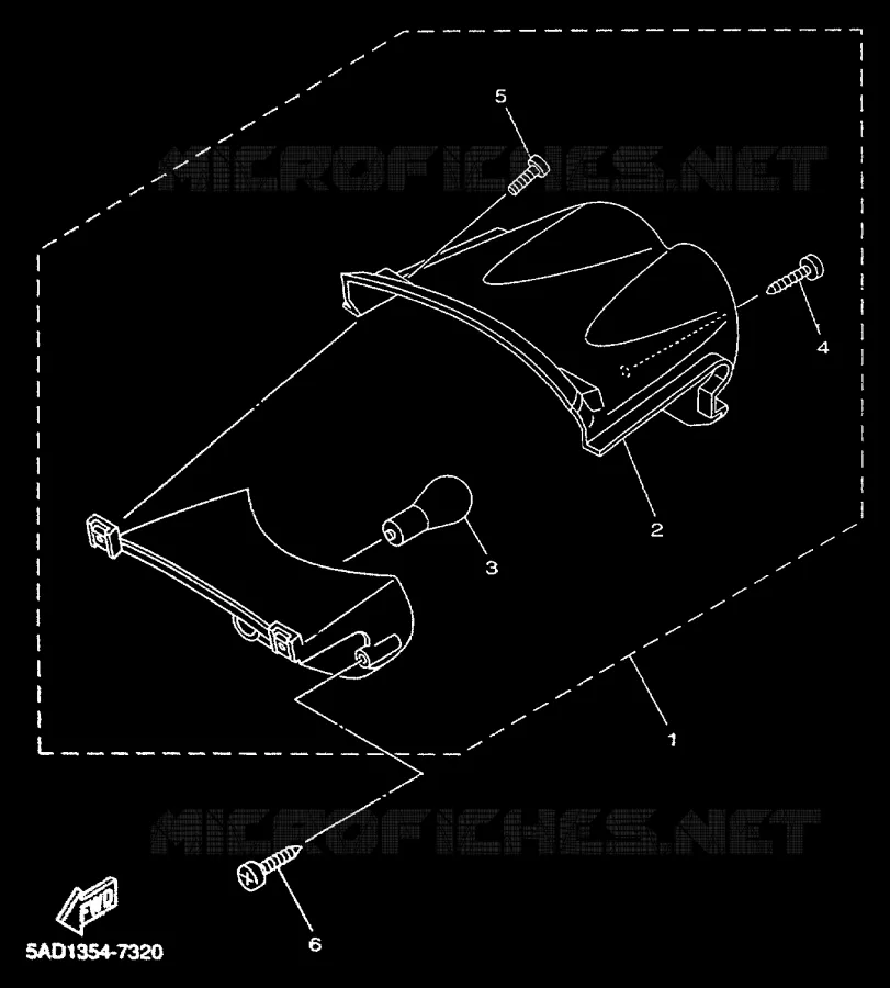 FEU ARRIERE Yamaha SCOOTER 50 2000 NEOS  YN50R