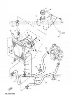 RADIATEUR / DURITES pour Yamaha MAJESTY 2005