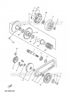 EMBRAYAGE DE DEMARREUR pour Yamaha MAJESTY 2005