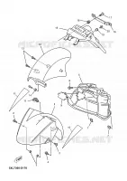 GARDE BOUE pour Yamaha MAJESTY 2005