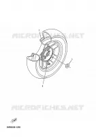 ROUE ARRIERE pour Yamaha MAJESTY 2005