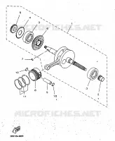 VILEBREQUIN / PISTON pour Yamaha MAJESTY 1998