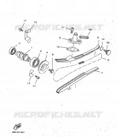 ARBRE A CAMES / CHAINE DE DISTRIBUTION pour Yamaha MAJESTY 1998